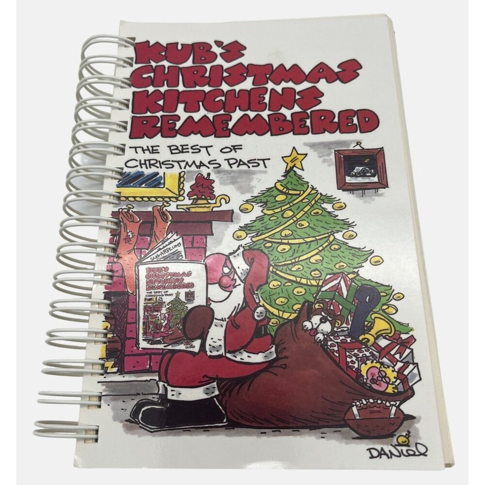 1994 KUB's Christmas Kitchens Remembered Spiral-Bound Cookbook Knoxville TN